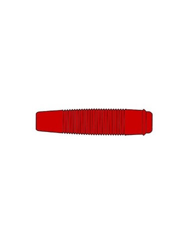 BANANA HEMBRA 4mm GOMA PARA SOLDAR ROJA