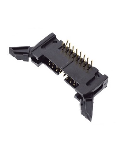 CONECTOR MACHO CABLE PLANO RECTO PCB C/EXT 16 PIN