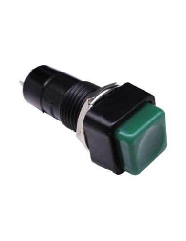 INTERRUPTOR TIPO PULSADOR 1C 2P ON-OFF VERDE