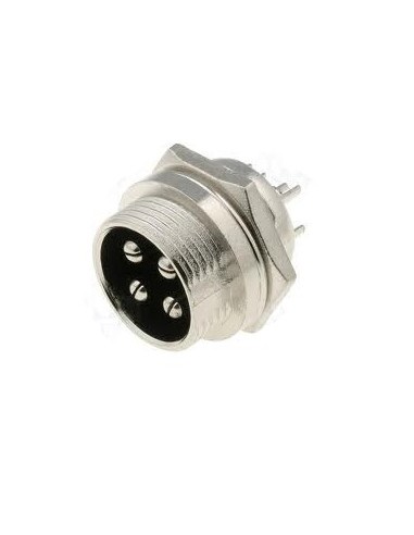 CONECTOR MICROFONO/M 4 PIN CHASIS