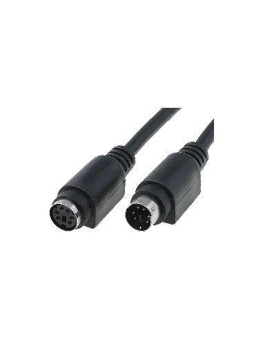 CABLE TECLADO MINI DIN6/M - MINI DIN6/H  3M 