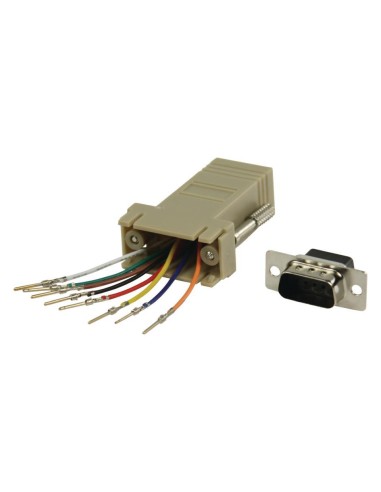 ADAPTADOR DB9/M - RJ45  8P8C 