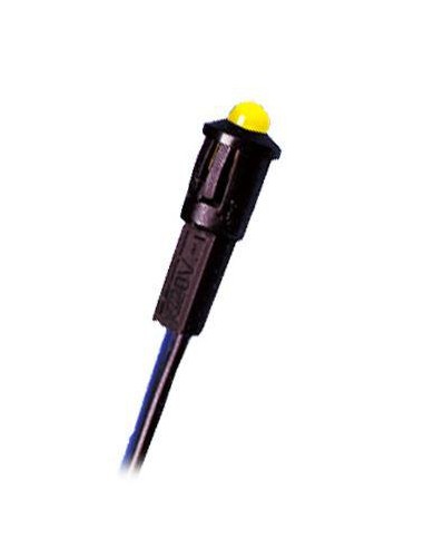 PILOTO LED C/CABLE 24V CA AMARILLO