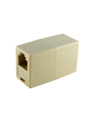 ADAPTADOR RJ11/H - RJ11/H 6P4C MARFIL