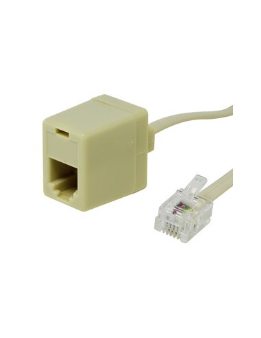 CABLE RJ11/M - RJ11/M MARFIL  4 5M 