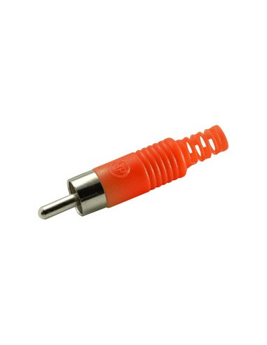 CONECTOR RCA/M AEREO PLASTICO ROJO