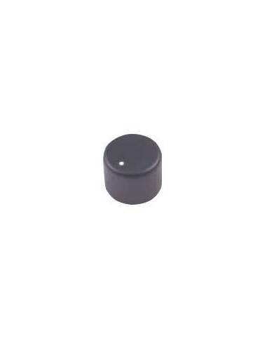 BOTON MANDO PLASTICO ABS 19mm NEGRO EJE 6mm