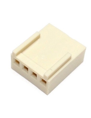 CONECTOR POSTE PASO 2 54mm HEMBRA 4 PIN POLARIZADO