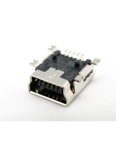 CONECTOR MINI USB HEMBRA 5 PIN SOLDAR