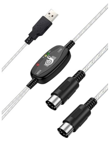 CABLE USB - MIDI  2M 