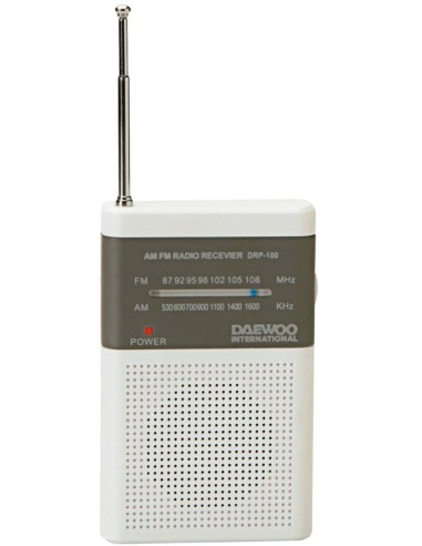 RADIO ANALOGICA AM/FM DRP-100W DAEWOO BLANCO