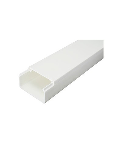 CANALETA BLANCA A TORNILLO 40X25  TIRA DE 2MTS 