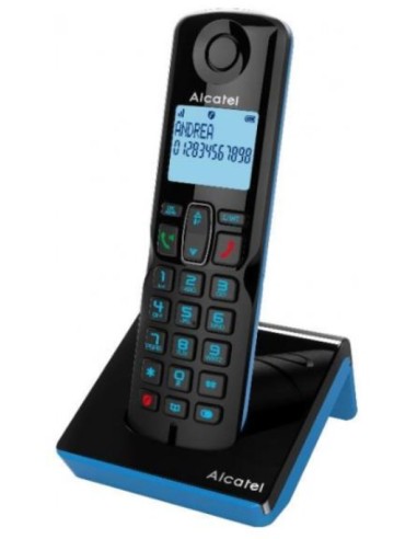 TELEFONO INALAMBRICO ALCATEL S280 NEGRO/AZUL