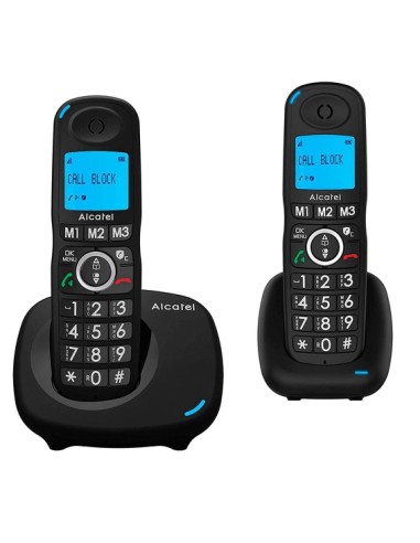 TELEFONO INALAMBRICO DECT ALCATEL XL535 DUO NEGRO