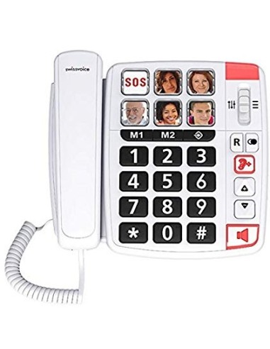 TELEFONO SOBREMESA SWISSVOICE XTRA110 TECL GRANDES