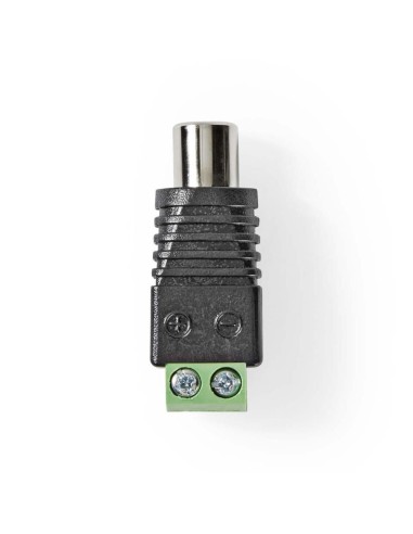 CONECTOR RCA HEMBRA REGLETA VERDE