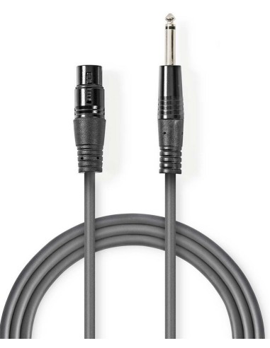 CABLE CANON/H - JACK/M MONO 6 3  10M  NEDIS