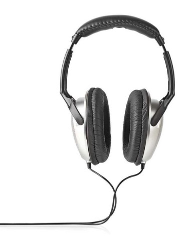 AURICULAR ST HI-FI NEDIS HPWD1201BK NEGRO/PLATA