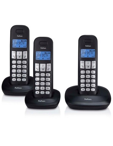 TELEFONO INALAMBRICO DECT PROFOON PDX-1130 TRIO NG