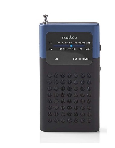 RADIO ANALOGICA DE BOLSILLO RDFM1100BU NEDIS AZUL