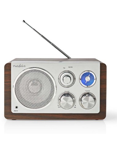 RADIO ANALOGICA FM SOBREMESA RDFM5110WT NEDIS