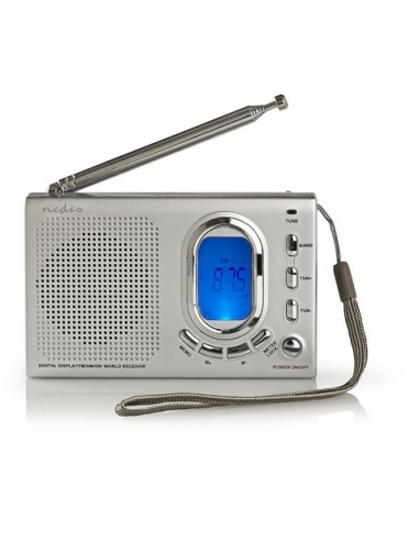 RADIO DIGITAL AM/FM/SW CON RELOJ Y ALARMA NEDIS