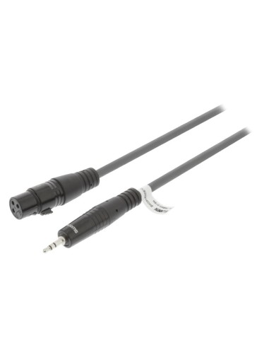 CABLE CANON/H 3P- JACK/M ST 3 5 NEGRO  1M  SWEEX