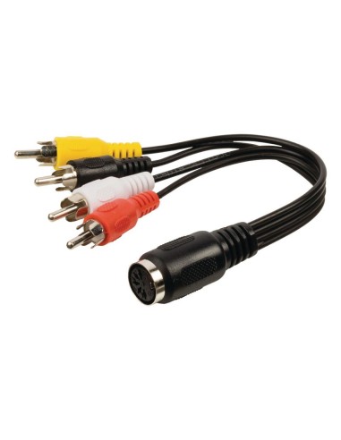 CABLE DIN 5PIN/H - 4 RCA/M  0 20M  VALUELINE