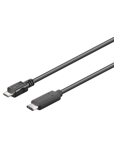 CABLE MICRO USB B/M -  USB C/M 2 0  1M 