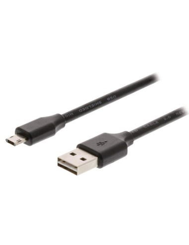 CABLE USB A/M - MICRO USB B/M 2 0  2M  HQ