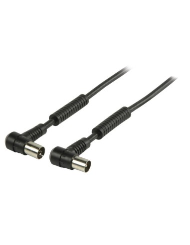 CABLE TV M/H ACODADO NEGRO  3M 