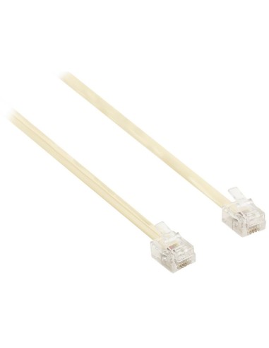 CABLE RJ11/M - RJ11/M MARFIL  5M 