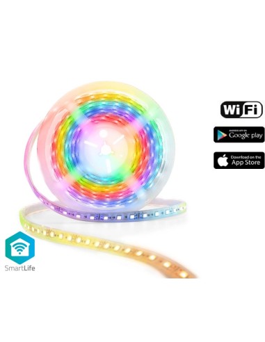 KIT TIRA DE LED IP65 5050 RGB  5M  WIFI NEDIS