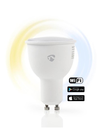 BOMBILLA LED INTELIGENTE WIFI 4 5W GU10 NEDIS