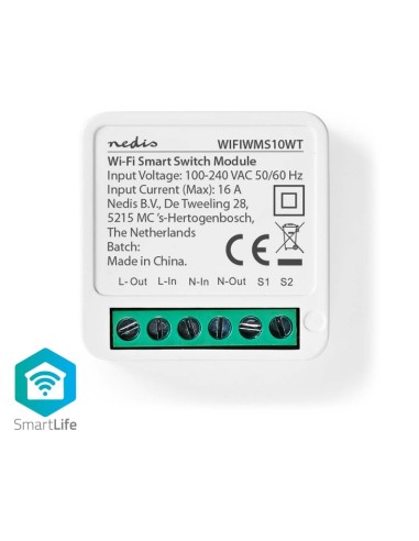 INTERRUPTOR INTELIGENTE WIFI  MINI WMS10WT NEDIS