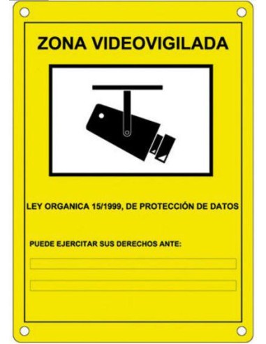 CARTEL PLASTICO CCTV