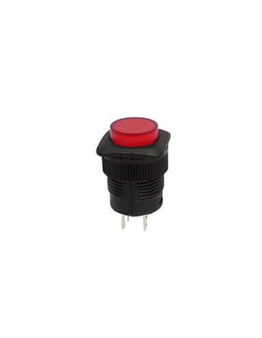 INTERRUPTOR TIPO PULSADOR 1C 2P OFF-ON  LED ROJO