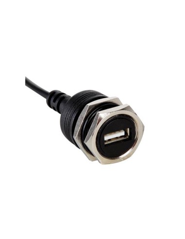 CONECTOR USB A/H PARA CHASIS C/CABLE 30cm