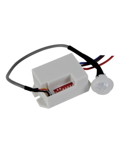 DETECTOR MOVIMIENTOS MINI EMPOTRAR 12V