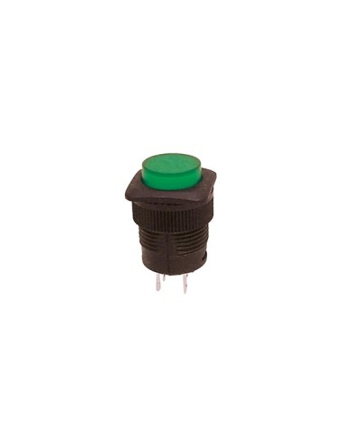 INTERRUPTOR TIPO PULSADOR 1C 2P OFF-ON  LED VERDE