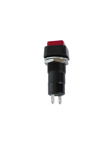 INTERRUPTOR TIPO PULSADOR 1C 2P ON-OFF NEGRO