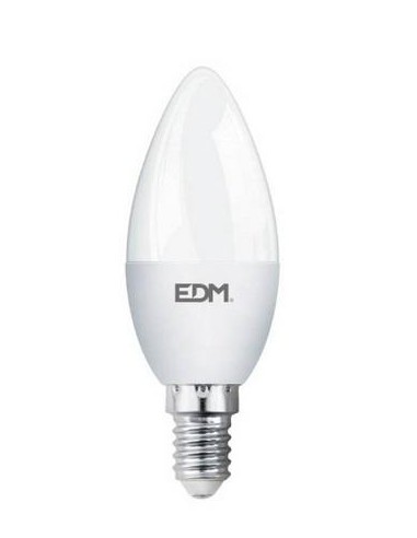 BOMBILLA LED  VELA  7W E14 FRIA EDM