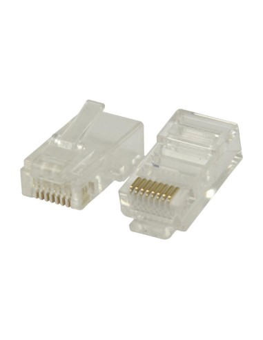 CONECTOR RJ45 C-6 CABLE RIGIDO 