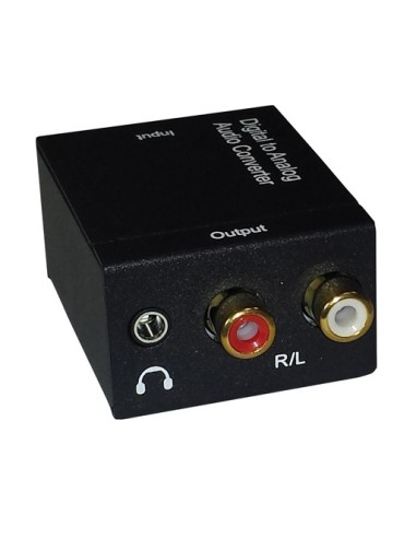 CONVERTIDOR AUDIO DIGITAL TOSLINK A RCA MKC