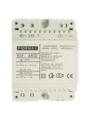 ALIMENTADOR FERMAX 12VAC 1A 4802