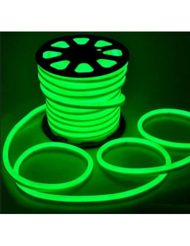 MANGUERA LED EFECTO NEON 220 VAC VERDE  1M 