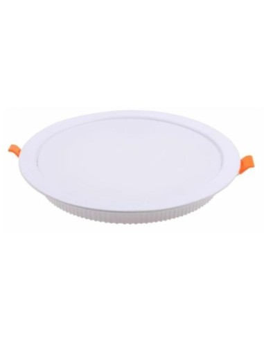 DOWNLIGHT LED PLANO 25W FRIO M BLANCO 190MM P&B