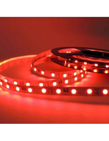 TIRA DE 60 LED/M IP20 12V SMD 5050 ROJO  5M 