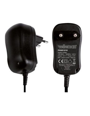 ALIMENTADOR FIJO 12V DC 1A CONECTOR 2 1 NIMO