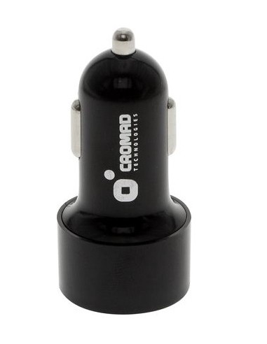 ADAPTADOR DE MECHERO 12-24V A 2 USB 4 2A CROMAD